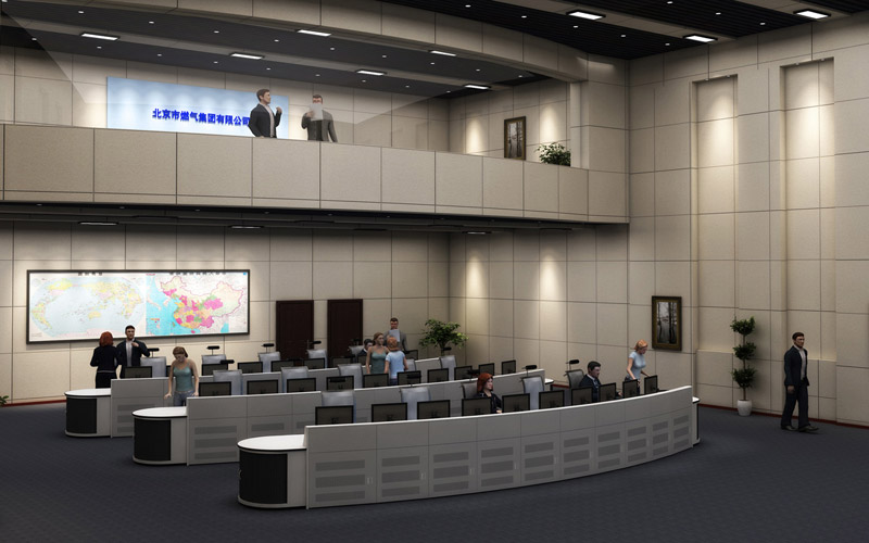 消防監控控製台效果圖