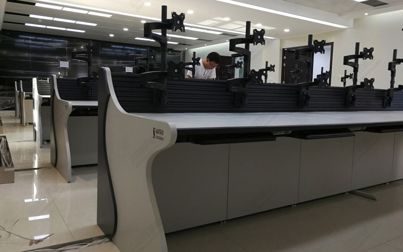 河南省專用通信局監控中心控製台圖片案例照片