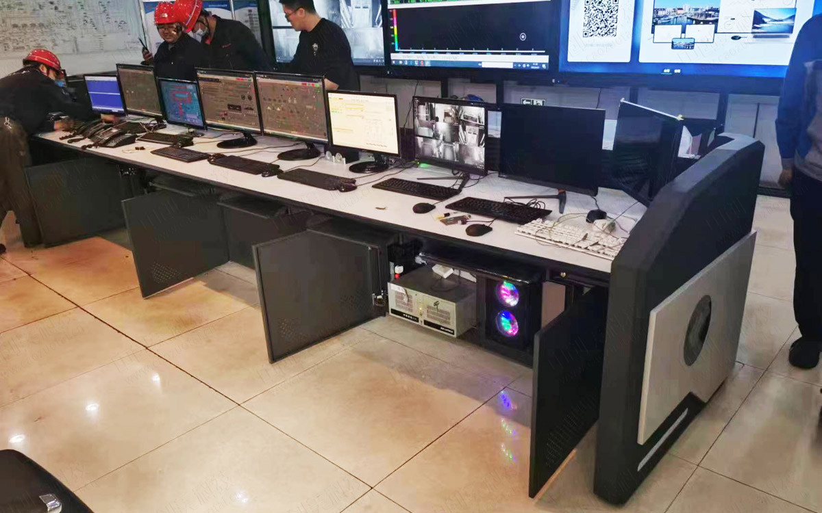 指揮中心操作台線路布局圖
