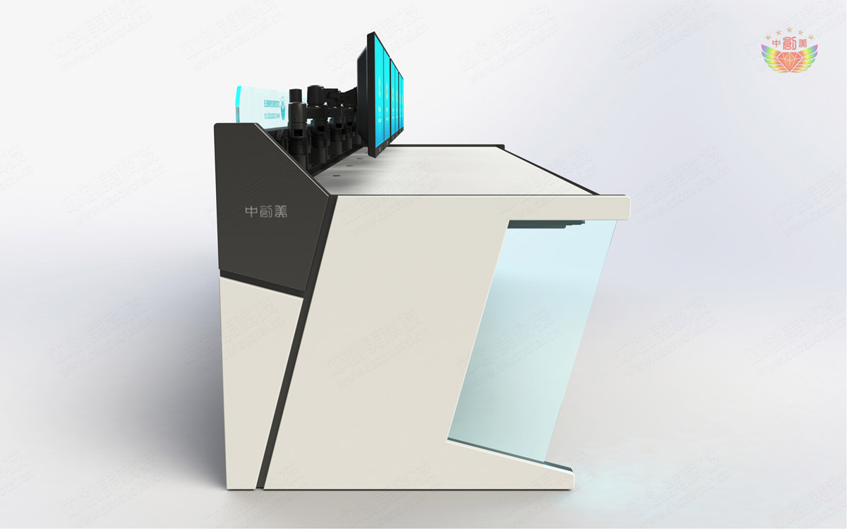 交通管理指揮中心控製台模型圖
